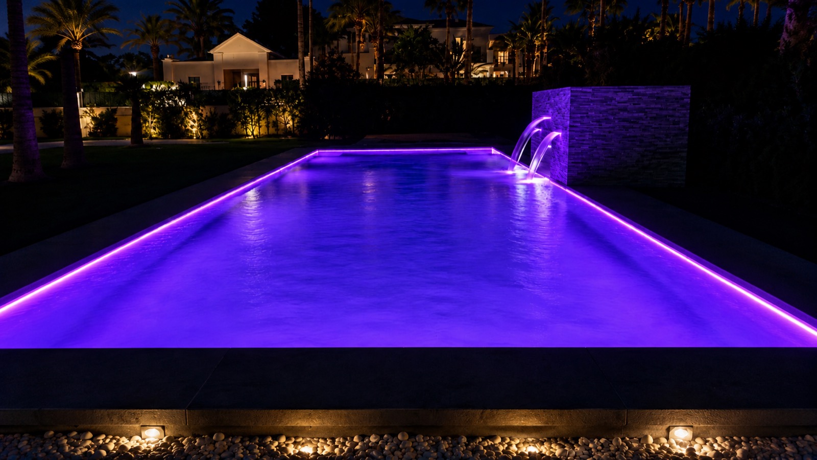 Pool LED Lighting in the Algarve
